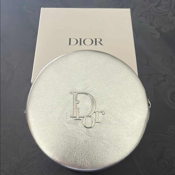 Dior Silver Cosmetic Bag - Picture 1 of 3